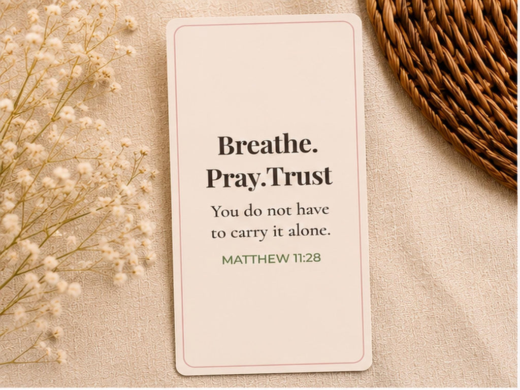 Christian Encouragement Cards | 4x6 Scripture Affirmation Set (Set of 3, 6, or 12)