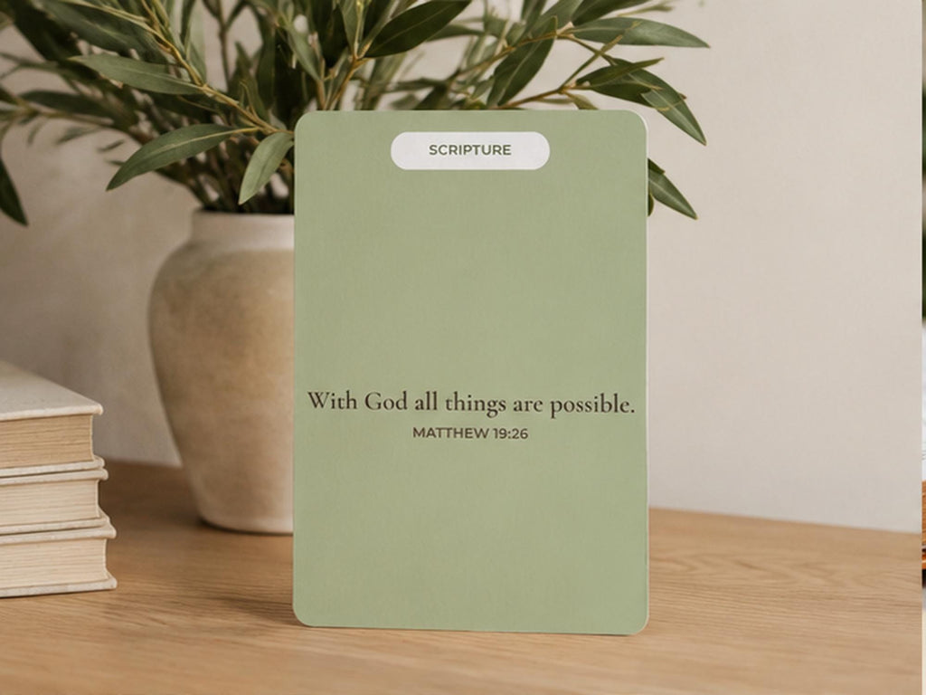 Neutral Scripture Cards | Minimalist Bible Verse Encouragement Prints