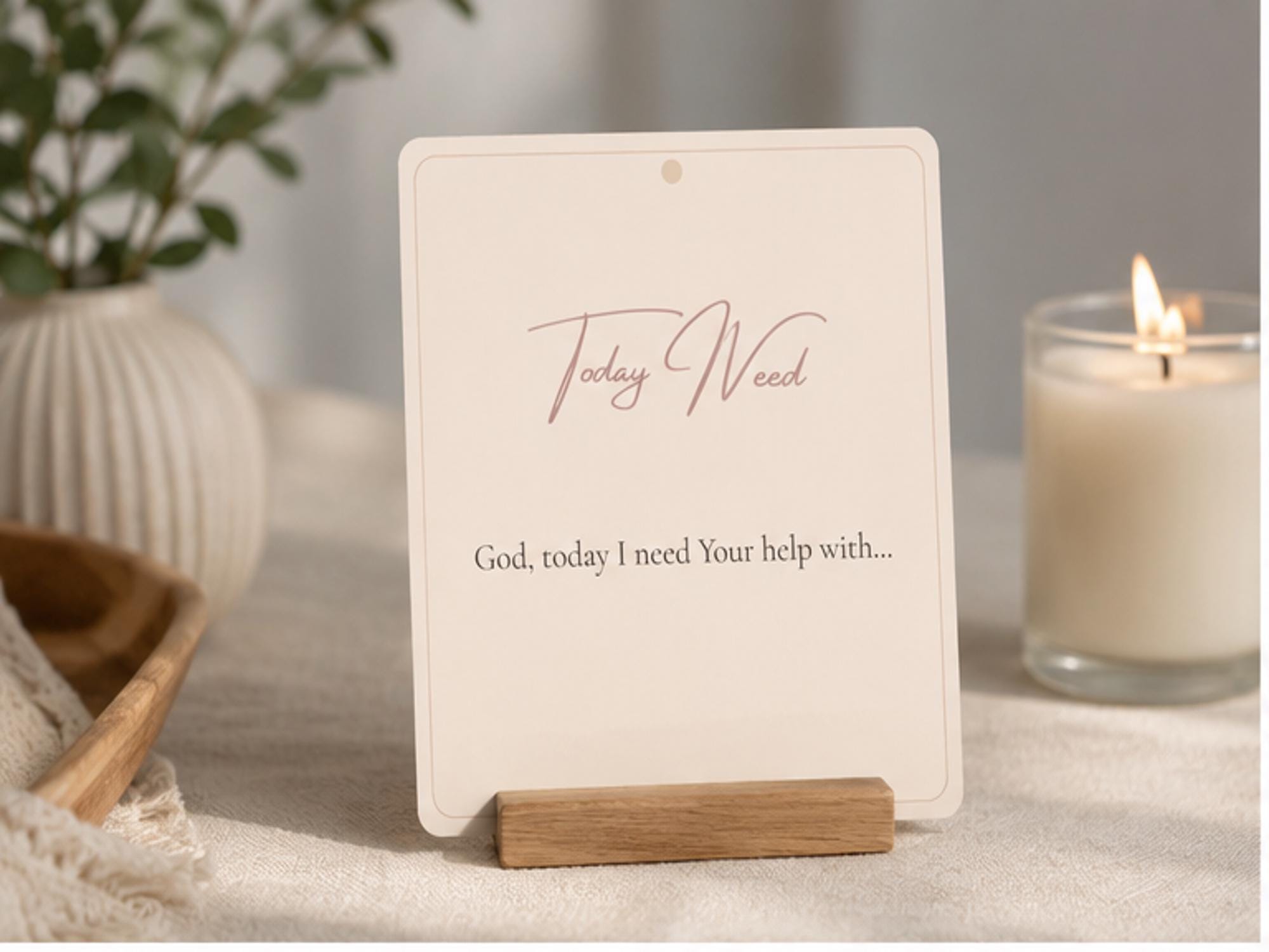 31 Prayer Prompt Cards | Christian Encouragement for Hard Seasons