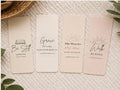 Christian Scripture Bookmarks | Neutral Bible Verse Set (4 Pack)
