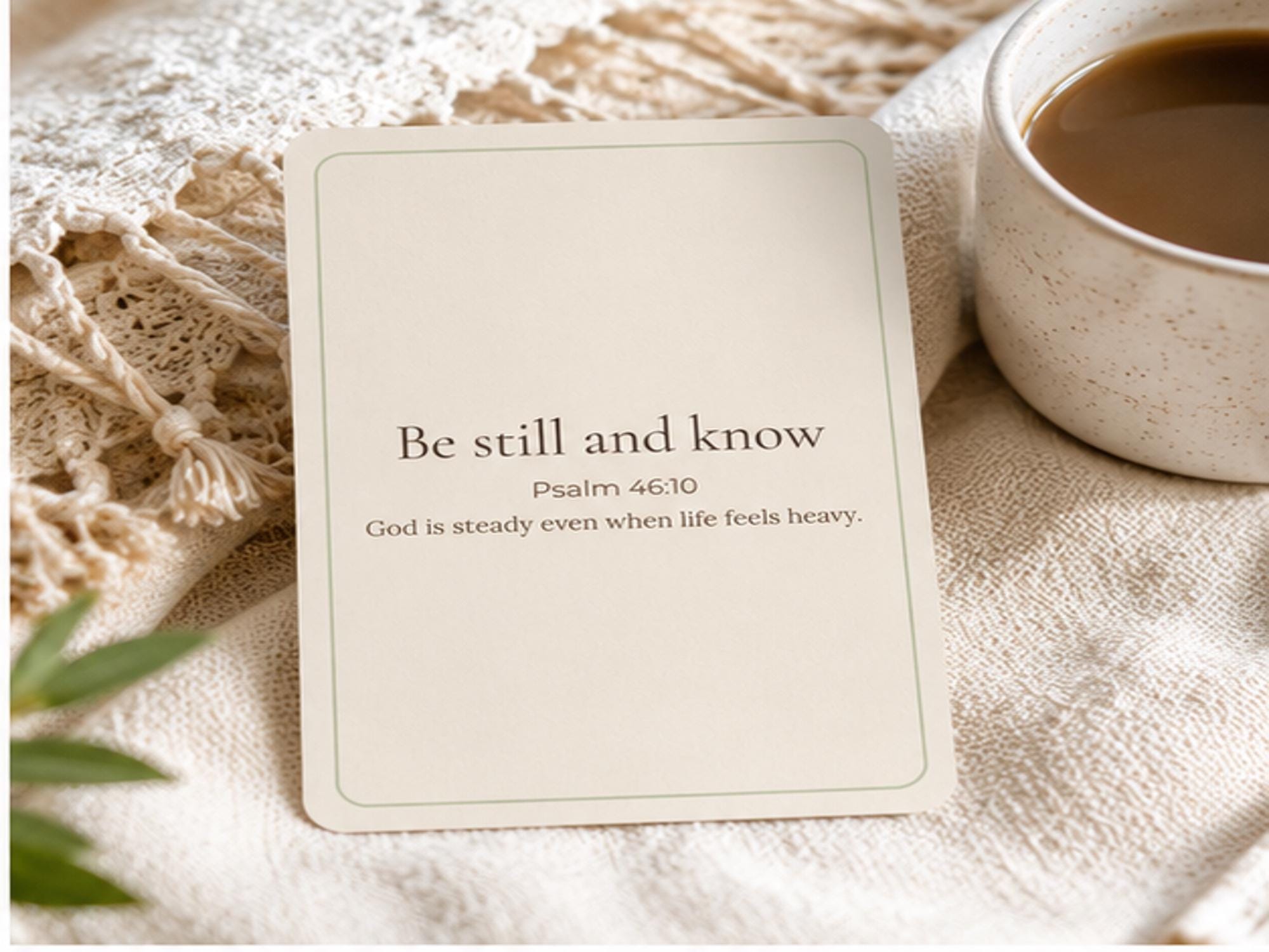 Christian Scripture Cards for Anxiety, Peace, Affirmation | Bible Verse Encouragement Set