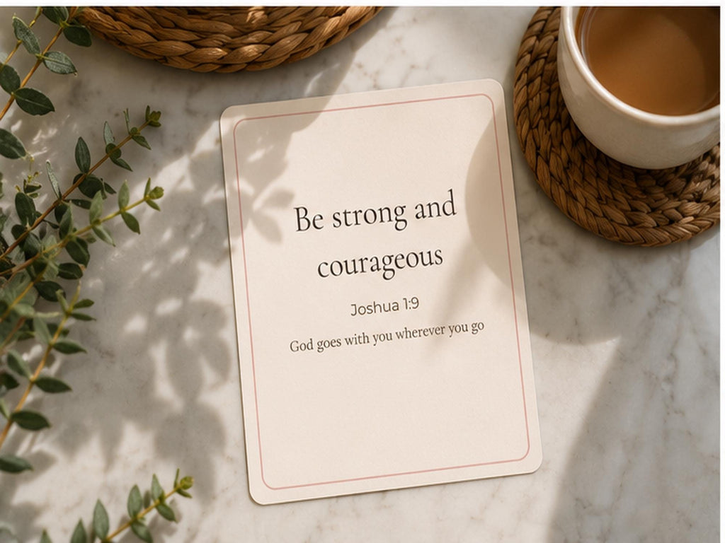 Strength Scripture Cards | Christian Encouragement Bible Verse Affirmation Cards