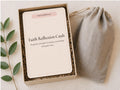 Faith Reflection Cards | Christian Journaling Prompts, Scripture, Prayer (20 Cards)