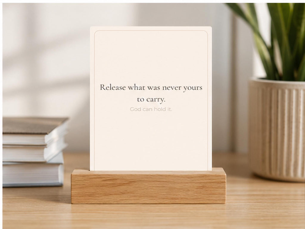 Christian Anxiety Encouragement Cards | Scripture, Peace, Comfort (4x6 inches)
