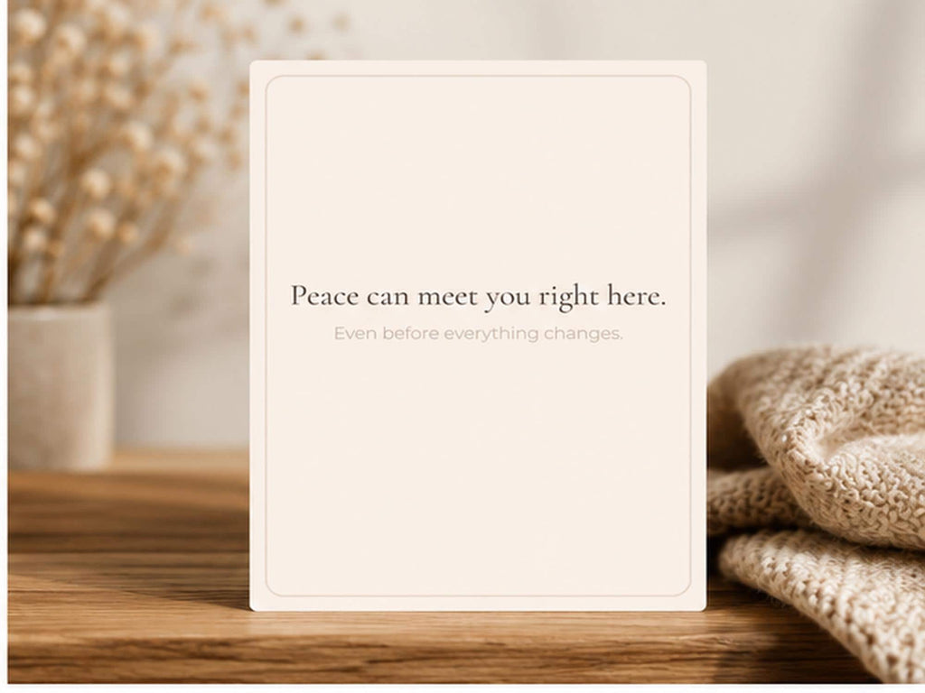 Christian Anxiety Encouragement Cards | Scripture, Peace, Comfort (4x6 inches)