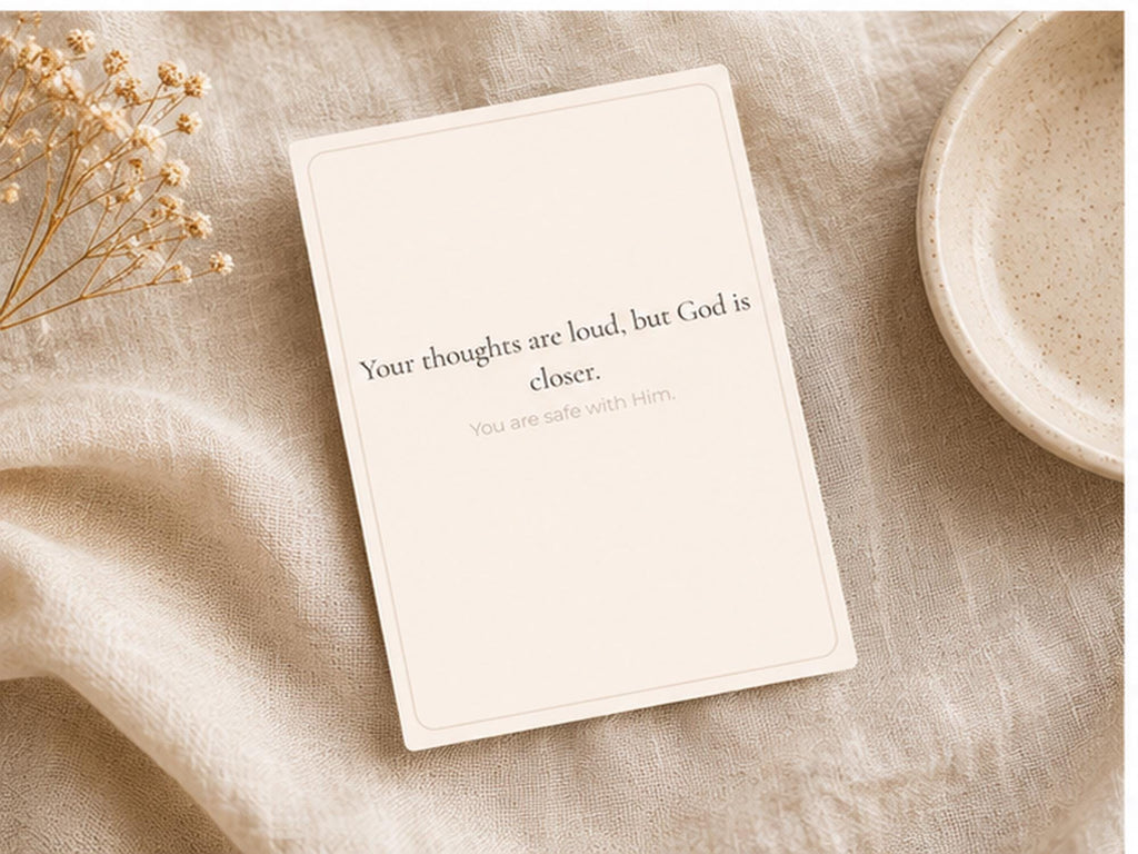 Christian Anxiety Encouragement Cards | Scripture, Peace, Comfort (4x6 inches)