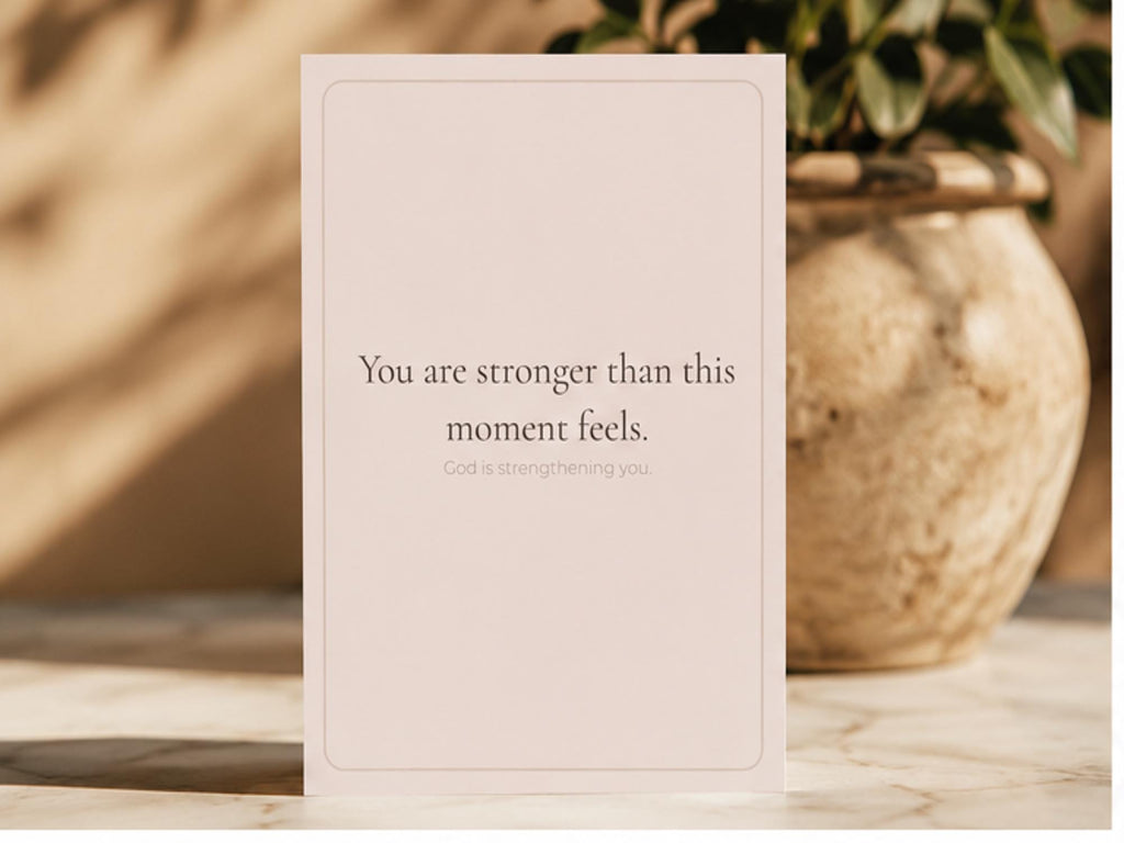 Christian Encouragement Cards | Scripture Affirmation Set, 4x6 Physical Cards