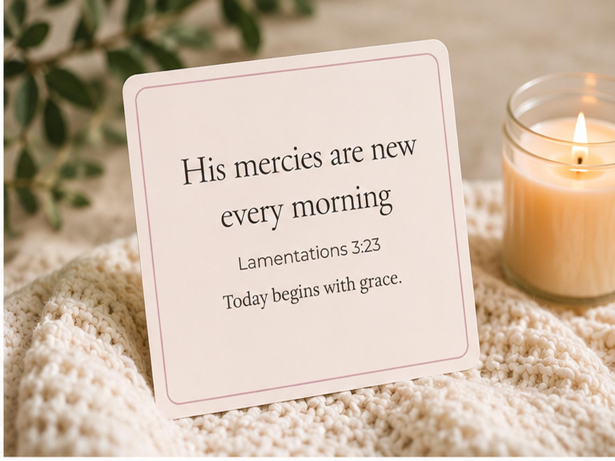 12 Christian Scripture Cards | Encouragement Bible Verse Affirmation Set