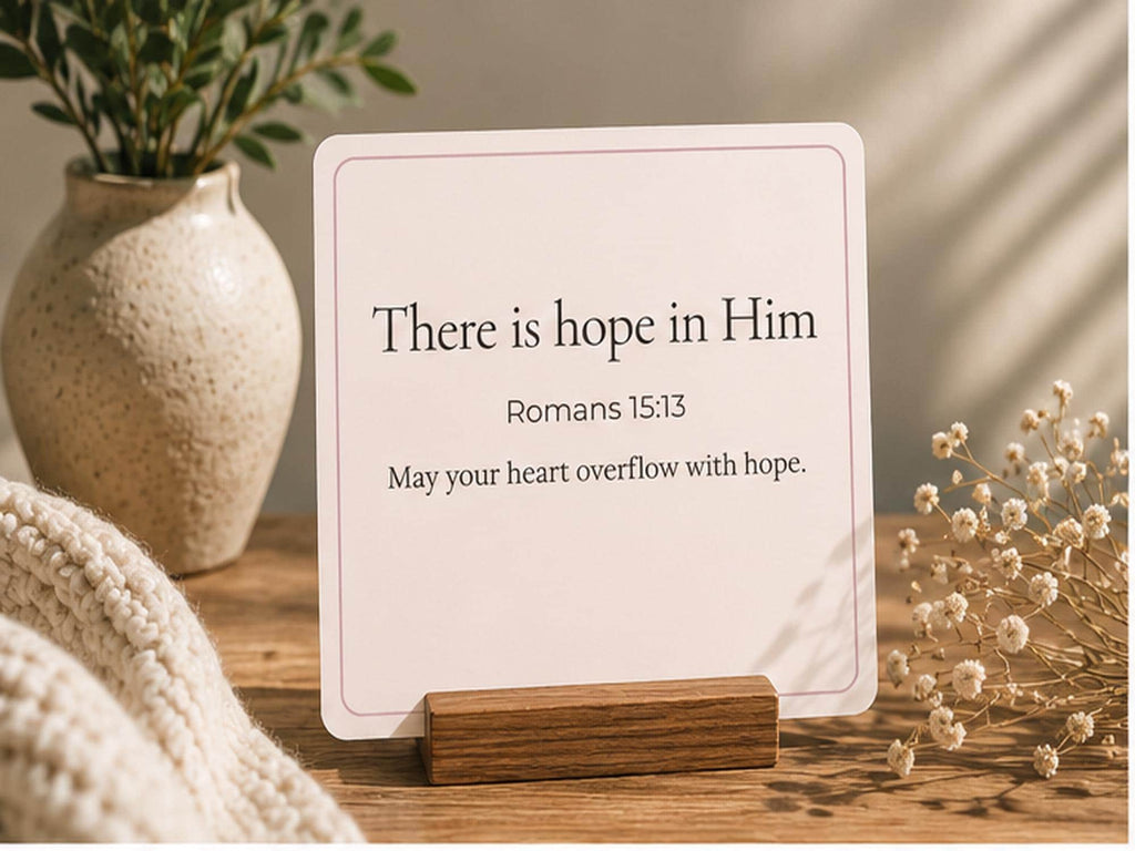 12 Christian Scripture Cards | Encouragement Bible Verse Affirmation Set