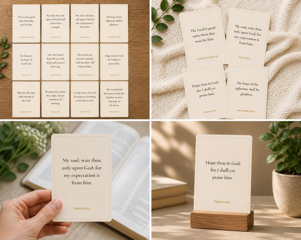 Hope Scripture Cards | Bible Verse Encouragement | Pocket Faith Cards