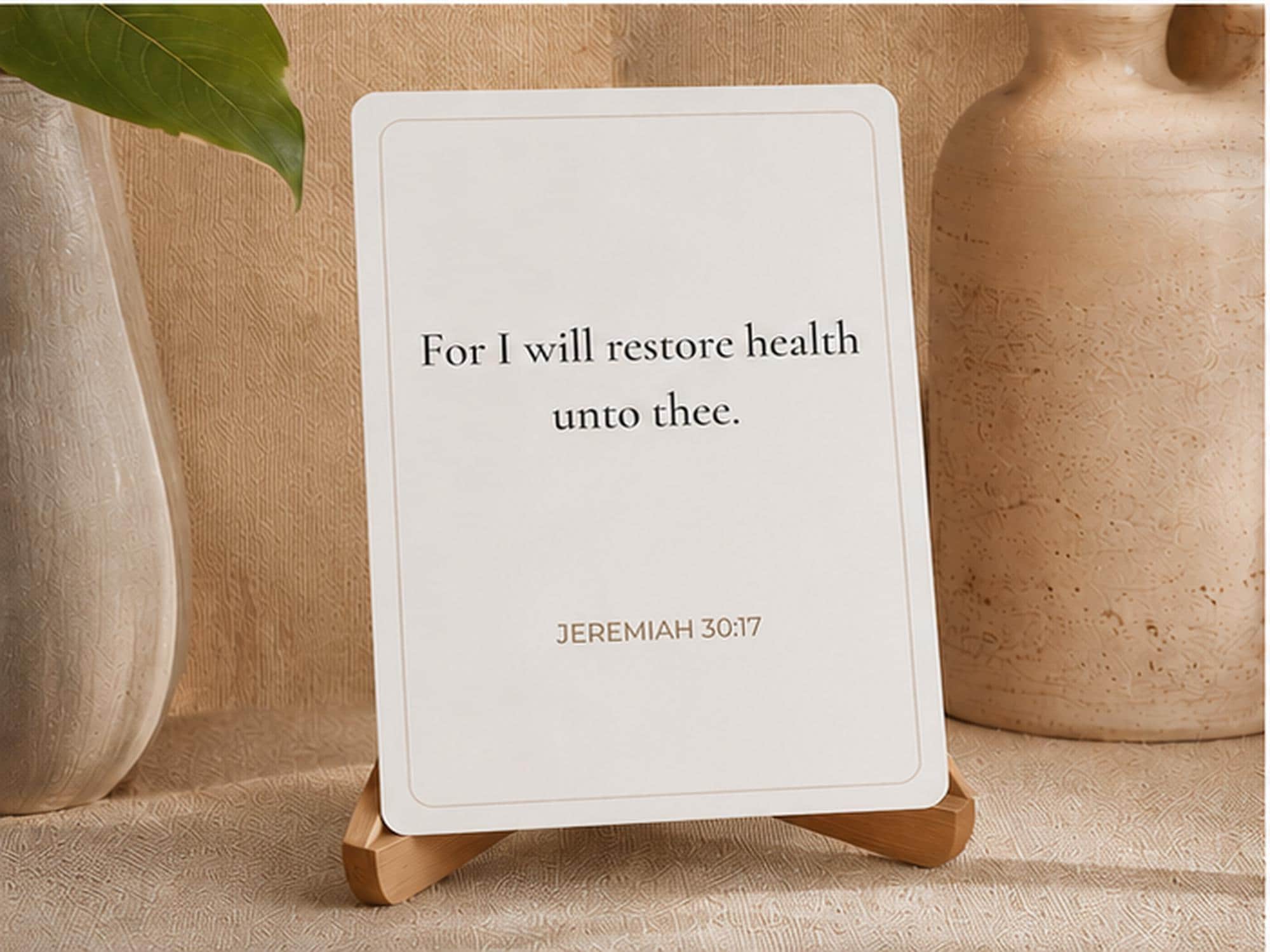 Healing Scripture Cards, Bible Verse Encouragement Set, Faith-Based Comfort (12 Cards)