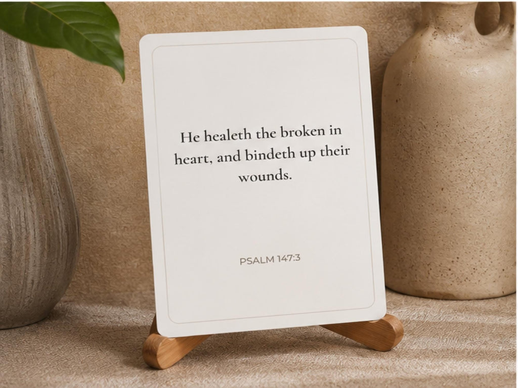 Grief Scripture Cards, Christian Sympathy Bereavement Gift, Comfort Bible Verse Set