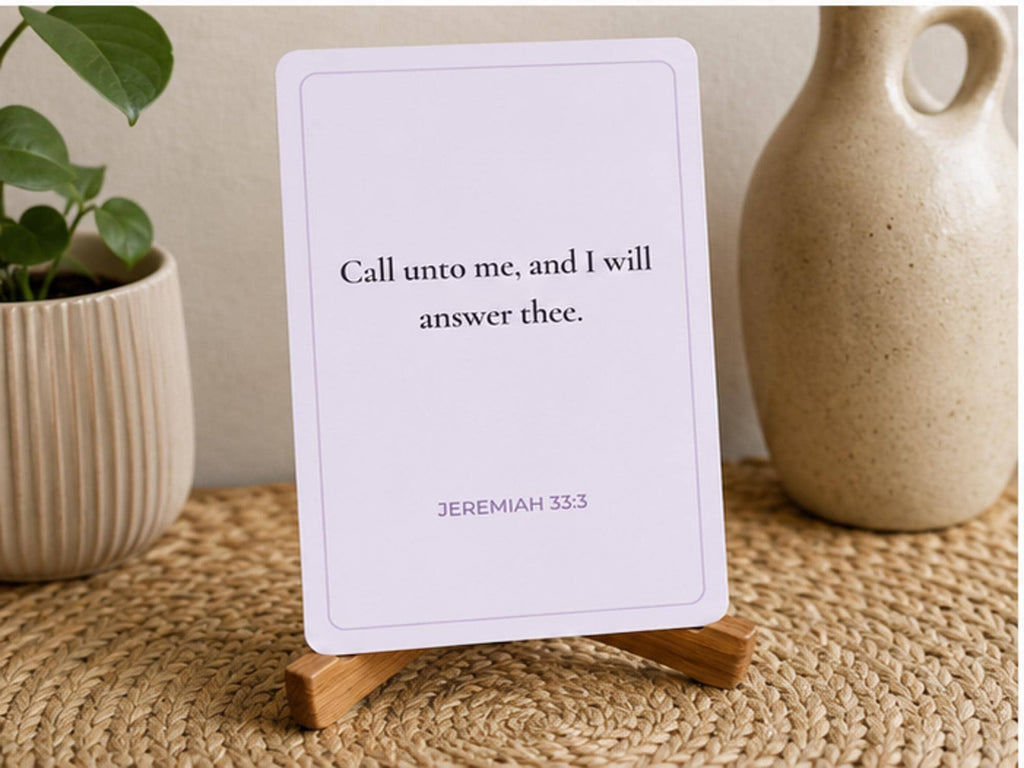 Prayer Scripture Cards | Christian Encouragement Bible Verse Set