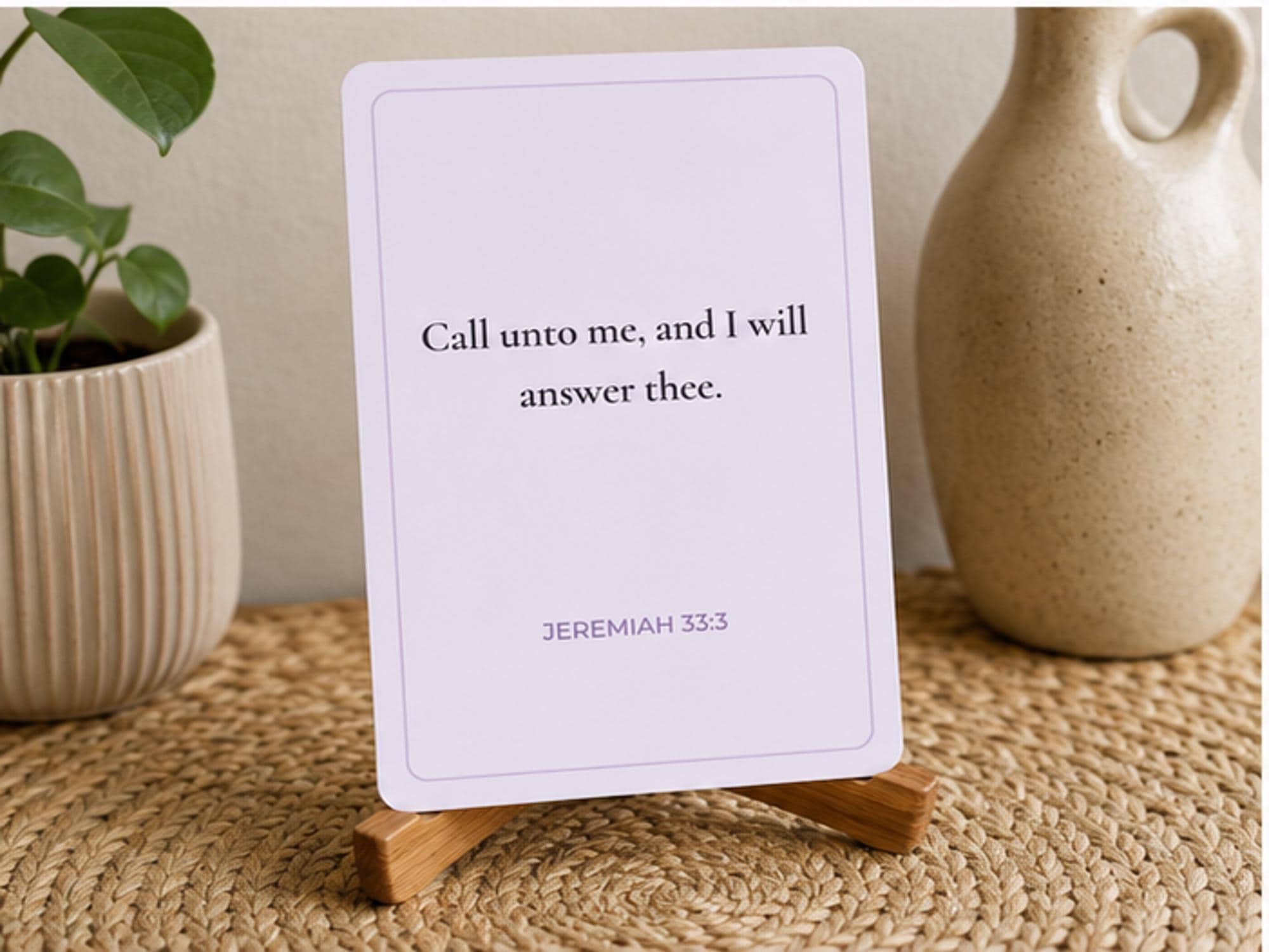 Prayer Scripture Cards | Christian Encouragement Bible Verse Set