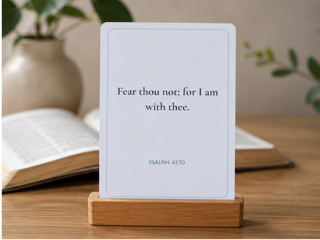 Faith Over Fear Scripture Cards, Christian Encouragement, Bible Verse, Anxiety Support Gift