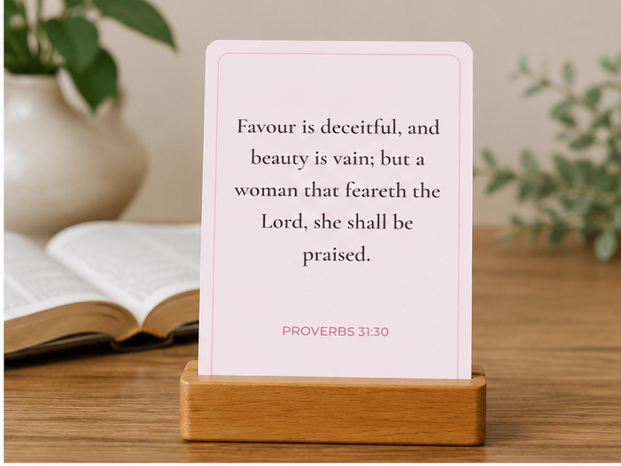 Women's Scripture Cards | Christian Encouragement Bible Verse Set