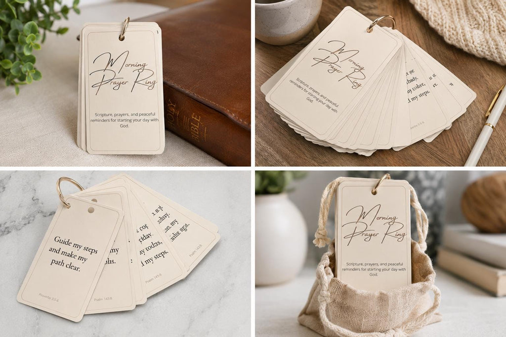 Morning Prayer Ring Cards | Scripture, Bible Verse, Daily Devotional, Christian Faith