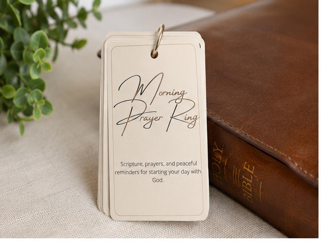 Morning Prayer Ring Cards | Scripture, Bible Verse, Daily Devotional, Christian Faith