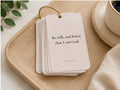 Bible Verse Ring Cards, Scripture for Anxiety, Encouragement, Grief, Christian Prayer Set