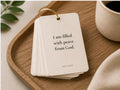 Faith Affirmation Ring Cards, Identity in Christ Scripture, Biblical Encouragement Set