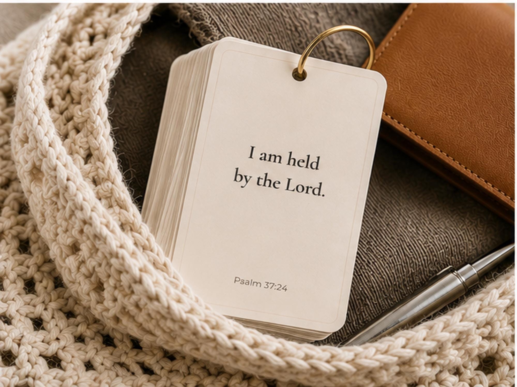 Faith Affirmation Ring Cards, Identity in Christ Scripture, Biblical Encouragement Set