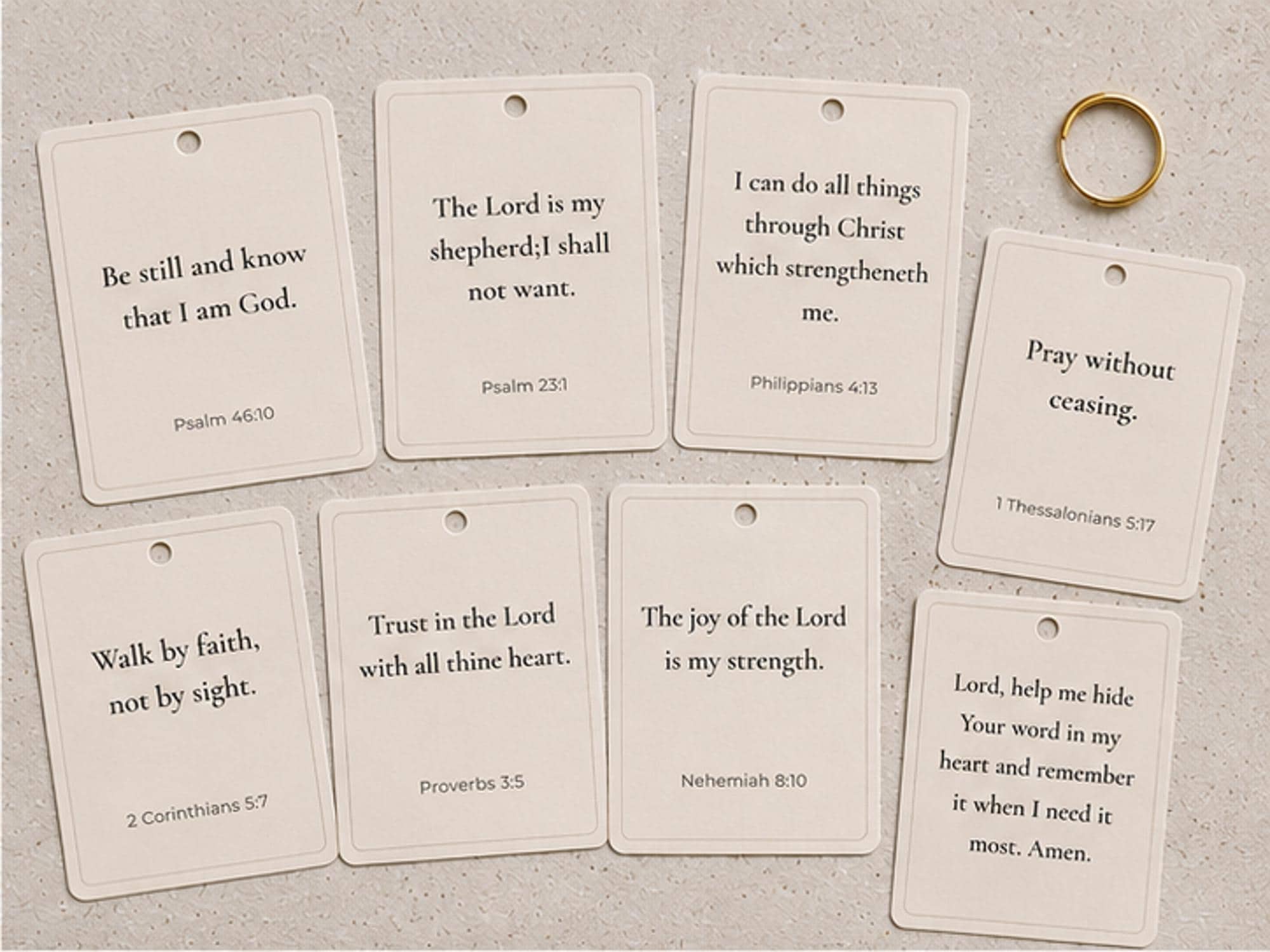 Scripture Memory Cards | Bible Verse Memorization, Christian Encouragement