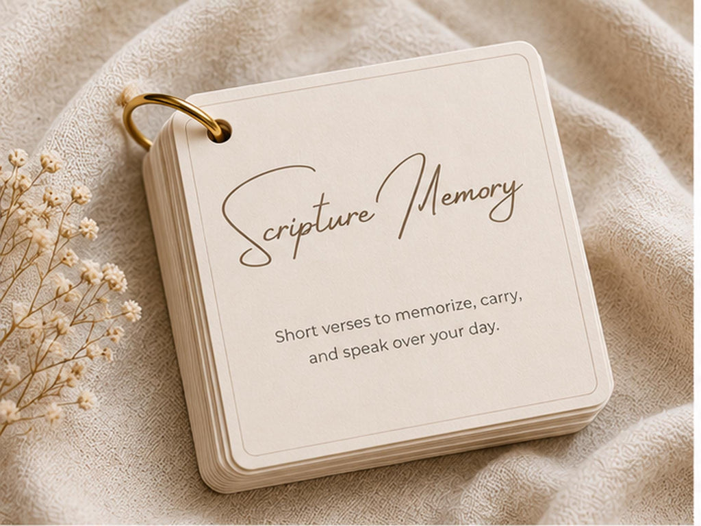 Scripture Memory Cards | Bible Verse Memorization, Christian Encouragement