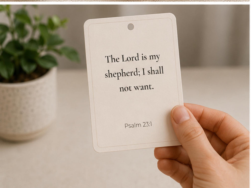 Psalms Encouragement Scripture Cards | Bible Verse Ring, Christian Gift