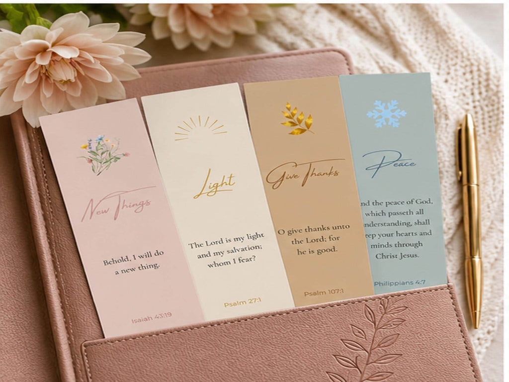 Seasonal Scripture Bookmarks | Christian  Bible Study Aids