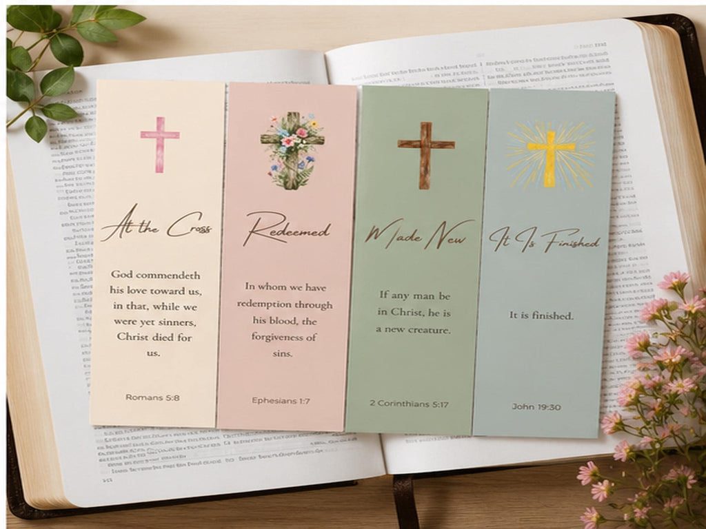 Christian Scripture Bookmarks |  Bible Verse Set (4)