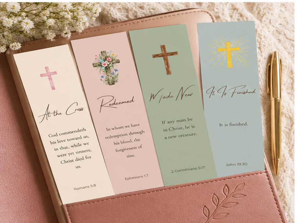 Christian Scripture Bookmarks |  Bible Verse Set (4)