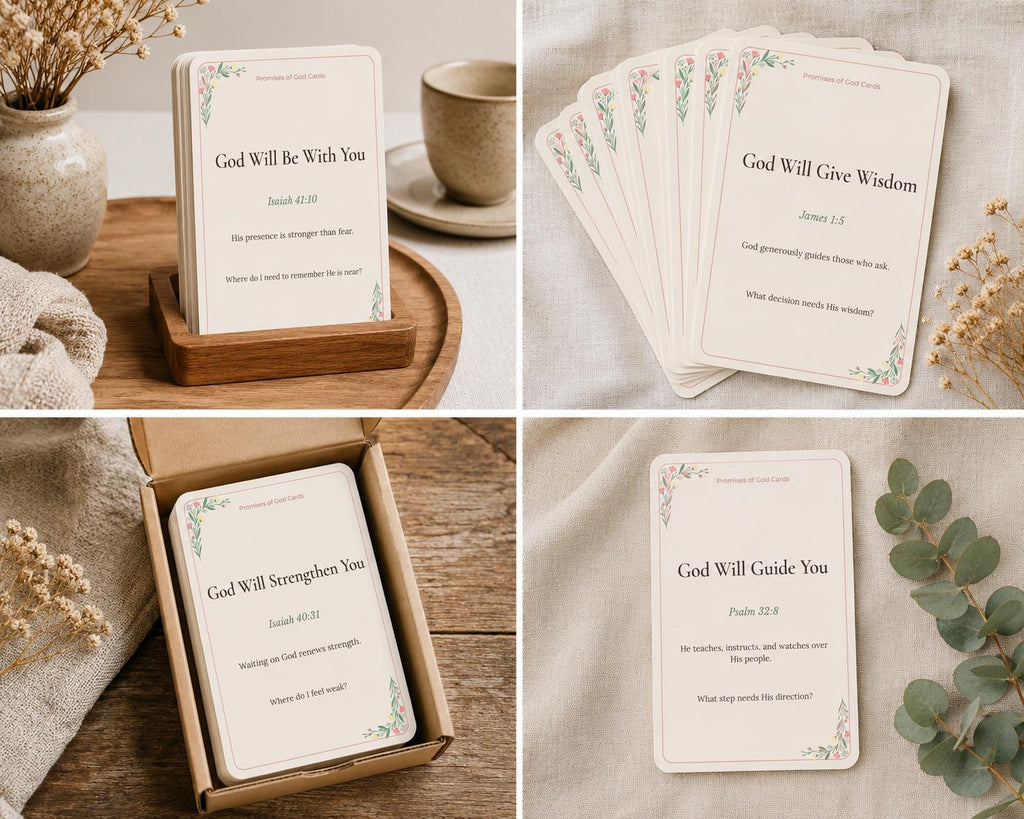 Promises of God Cards Set | Christian Scripture Bible Verse Encouragement Cards