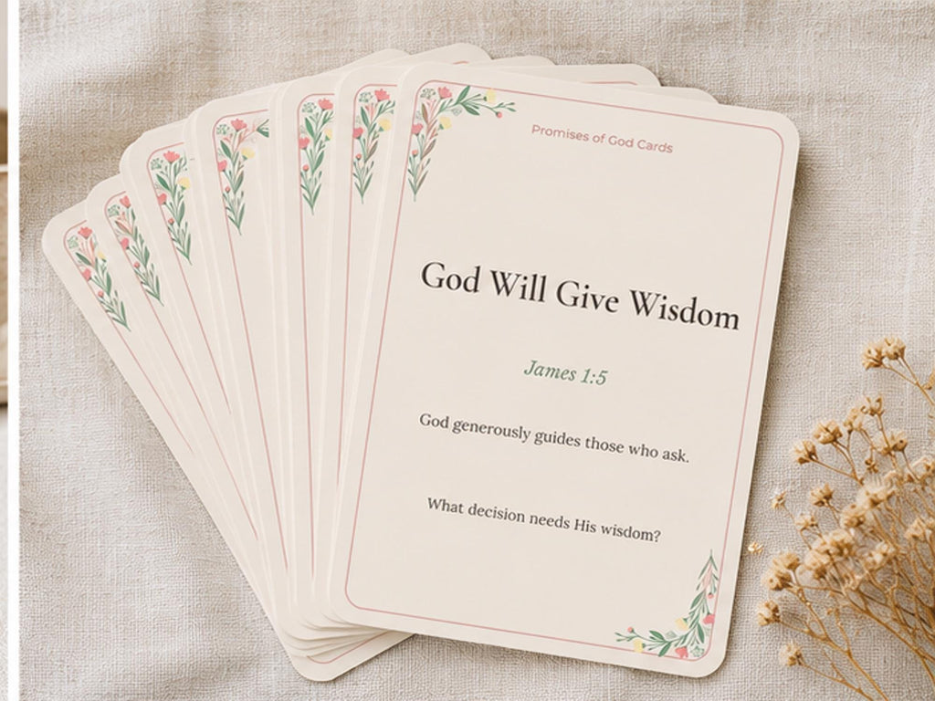 Promises of God Cards Set | Christian Scripture Bible Verse Encouragement Cards