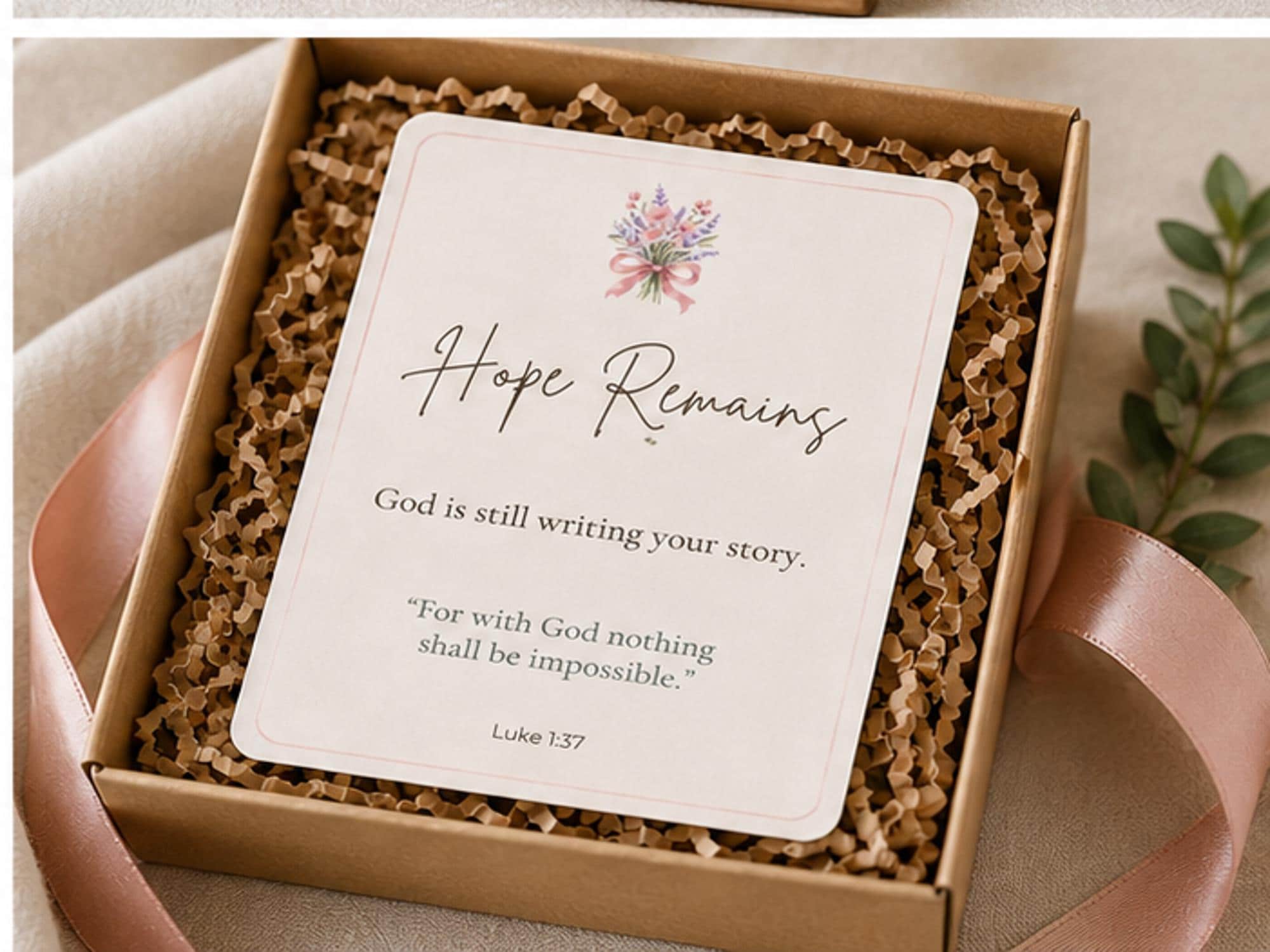 Christian Encouragement Cards, Scripture Comfort Gift for Women