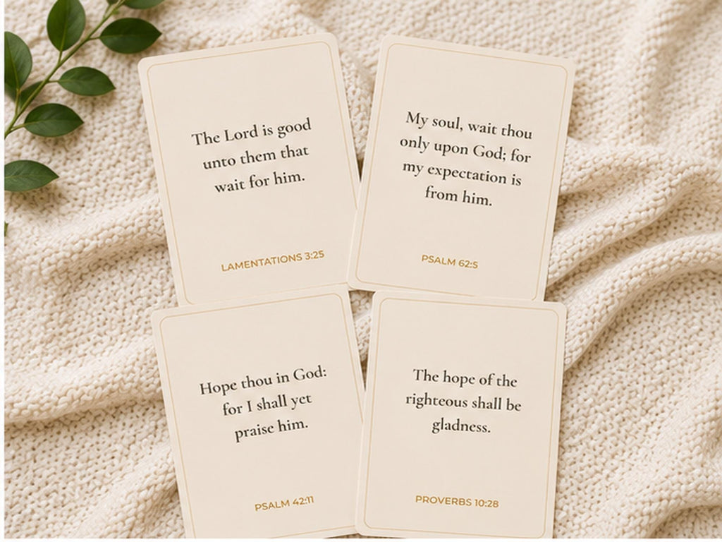 Hope Scripture Cards | Bible Verse Encouragement | Pocket Faith Cards