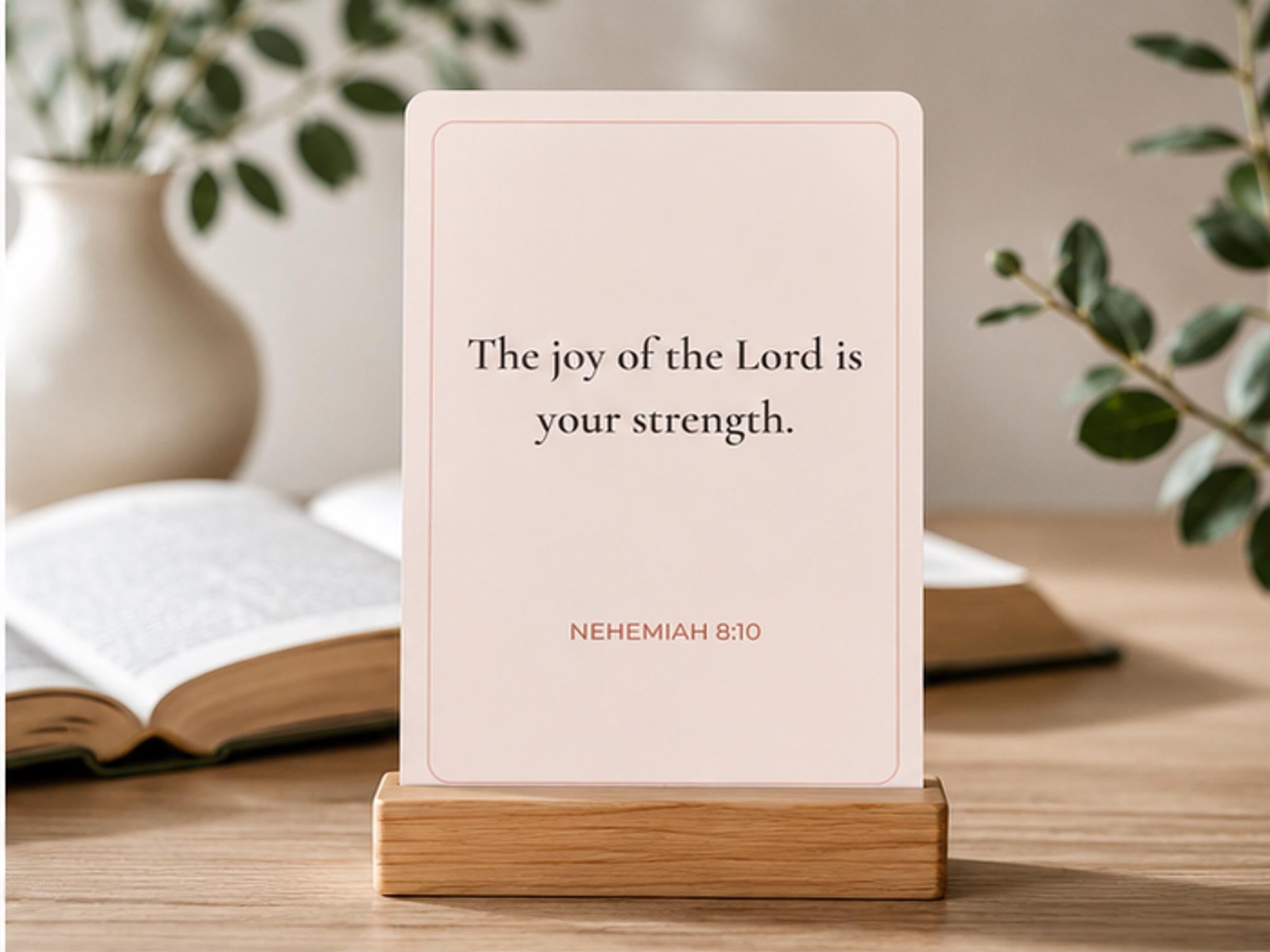 Encouragement Scripture Cards, Christian Women Gift, Bible Verse Set, Faith Cards