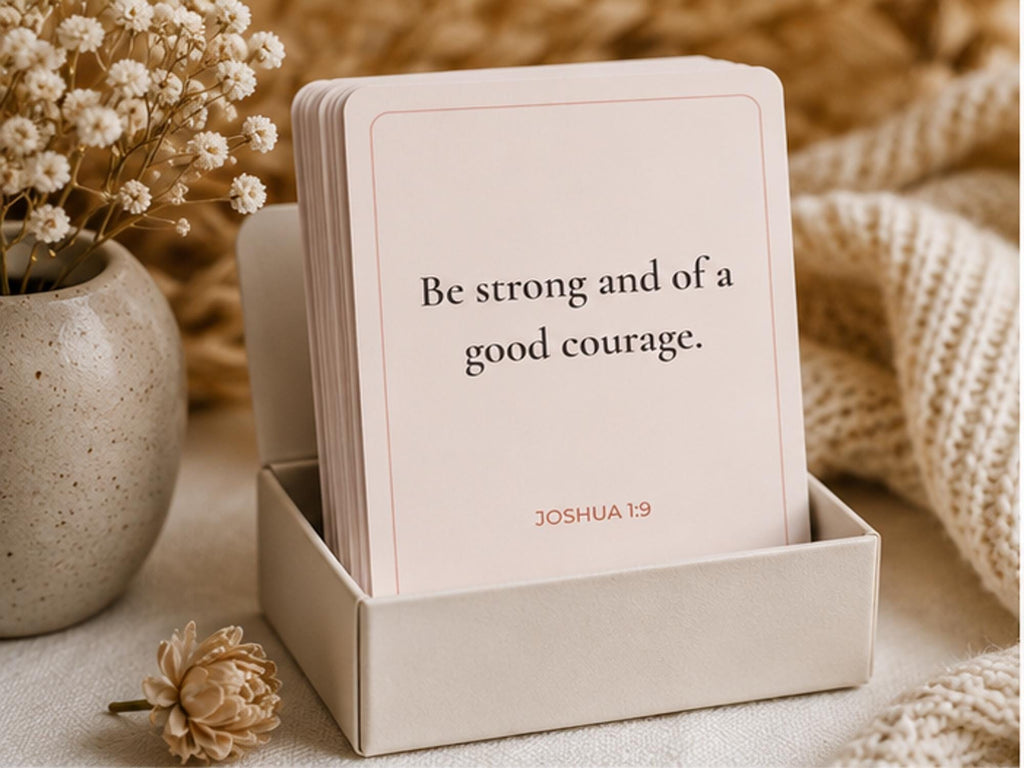 Encouragement Scripture Cards, Christian Women Gift, Bible Verse Set, Faith Cards