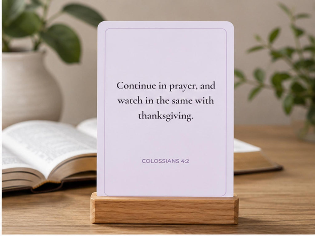 Prayer Scripture Cards | Christian Encouragement Bible Verse Set