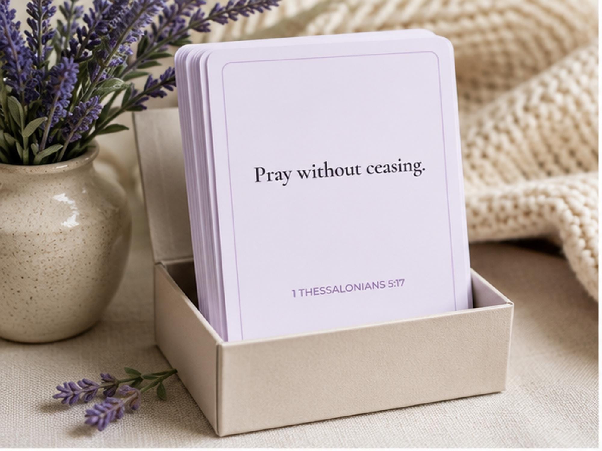 Prayer Scripture Cards | Christian Encouragement Bible Verse Set
