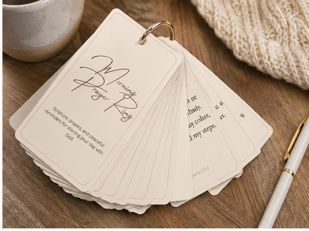 Morning Prayer Ring Cards | Scripture, Bible Verse, Daily Devotional, Christian Faith