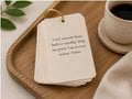 Worship Reflection Cards, Bible Study Prompts, Prayer Journal Ring Set