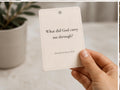 Gratitude Scripture Prompt Cards | Bible Reflection Ring Set
