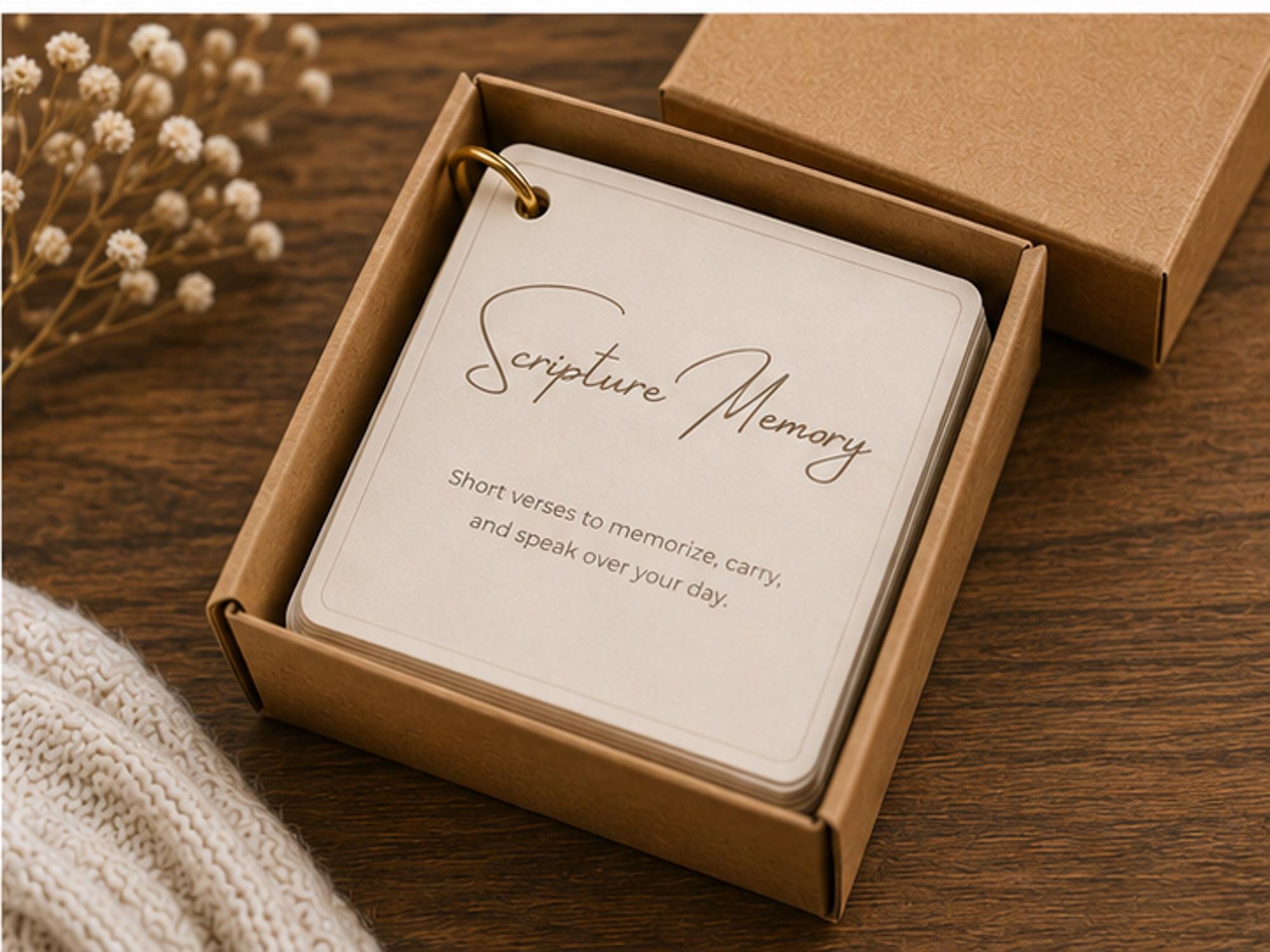 Scripture Memory Cards | Bible Verse Memorization, Christian Encouragement