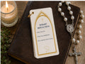 Catholic Rosary Prayer Cards Ring Set | Mysteries, Creed, Reflection Cards