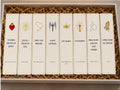 Set of 8 Catholic Bookmarks, Sacred Heart, Rosary, Saint Michael, Eucharist Designs