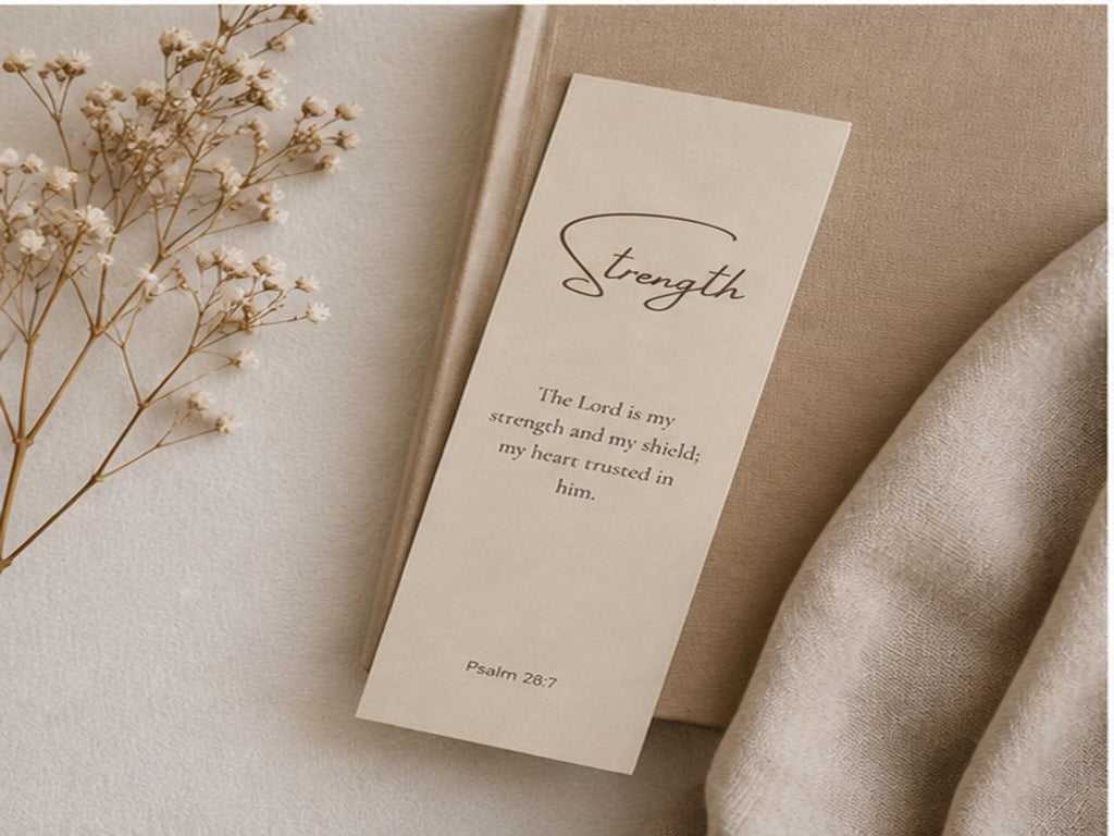Neutral Scripture Bookmark Set | Bible Verse, Faith, Christian Reader Gift