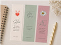 Scripture Bookmark Set | Christian Bible Verse Cardstock (Set of 3)