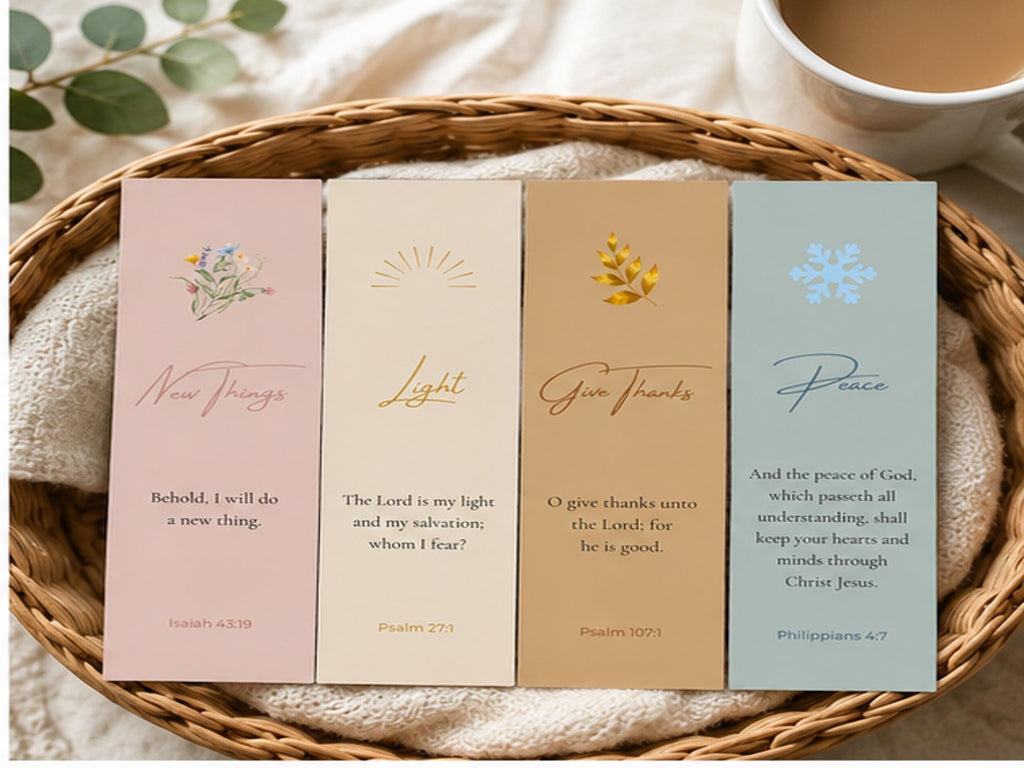 Seasonal Scripture Bookmarks | Christian  Bible Study Aids