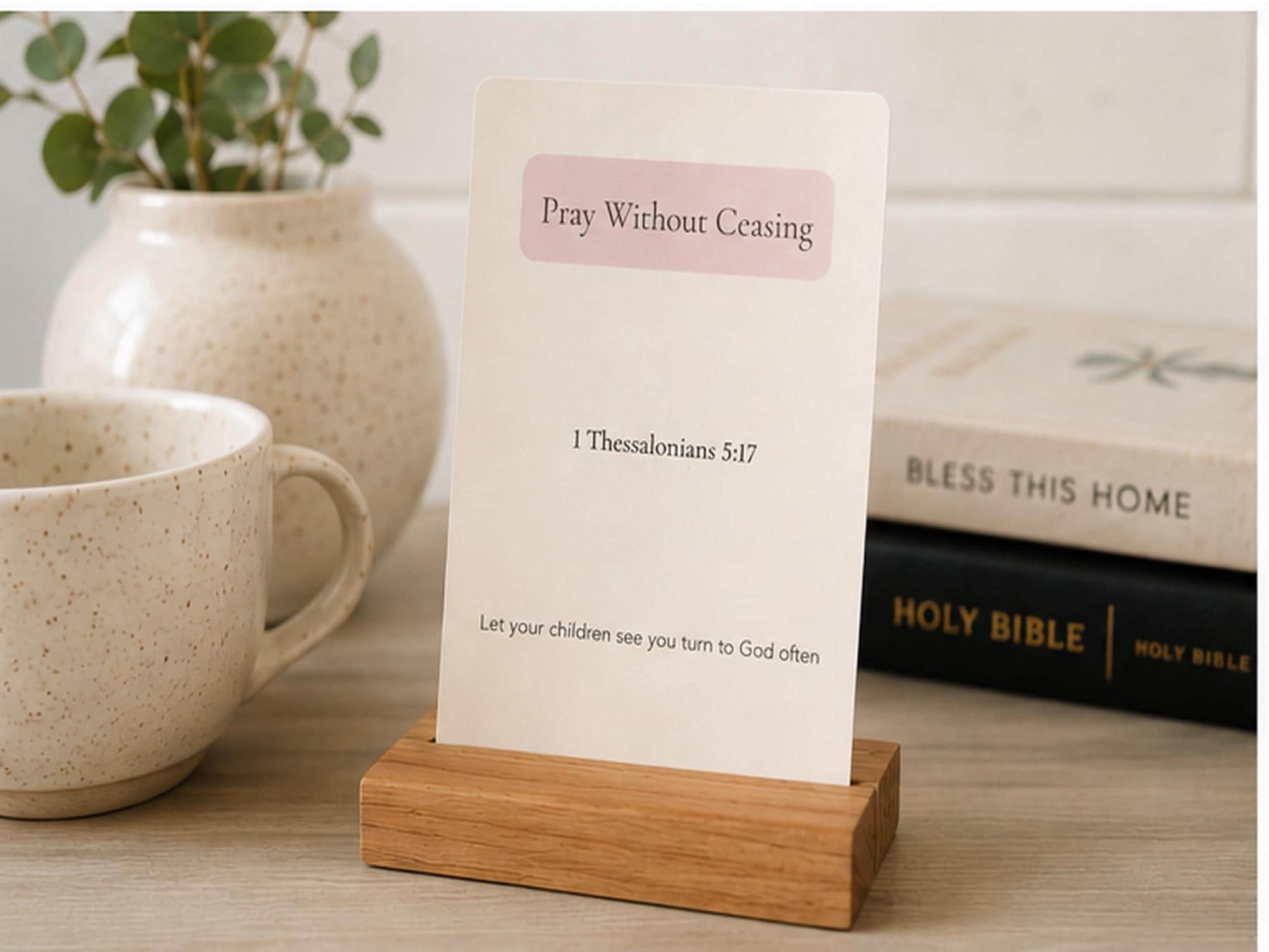 Catholic Parenting Scripture Cards | Bible Verse Encouragement (Set of 20)