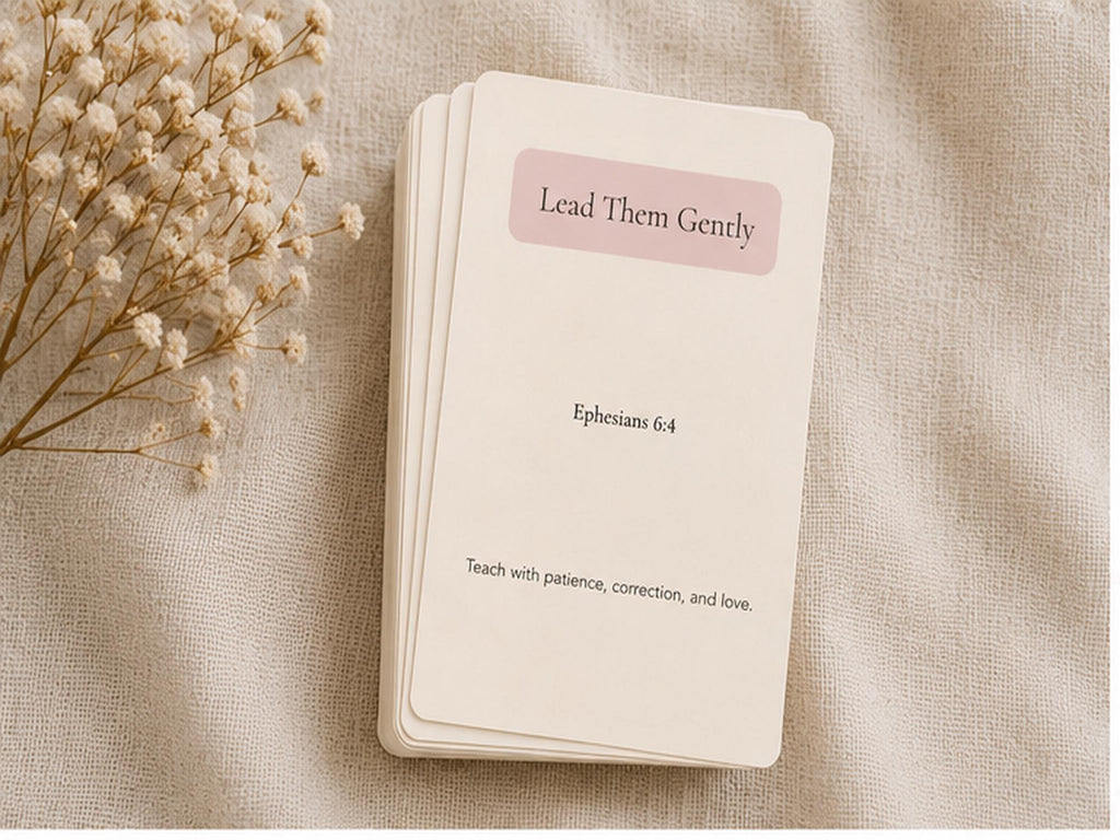 Catholic Parenting Scripture Cards | Bible Verse Encouragement (Set of 20)